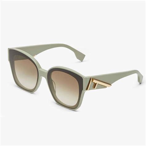 green fendi sunglasses|fendi unisex sunglasses.